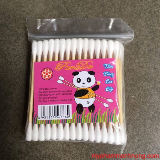 Bịch 24 gói Tăm bông gấu trúc Panda Cao Cấp