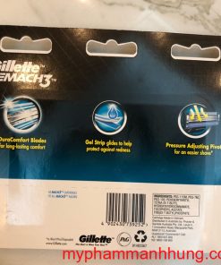 Vỉ 12 Lưỡi Cạo Gillette Mach 3 Value Pack