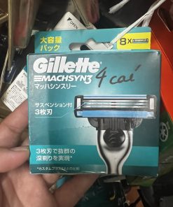 Dao Cạo Râu 3 Lưỡi Gillette Mach 3 Aqua Grip