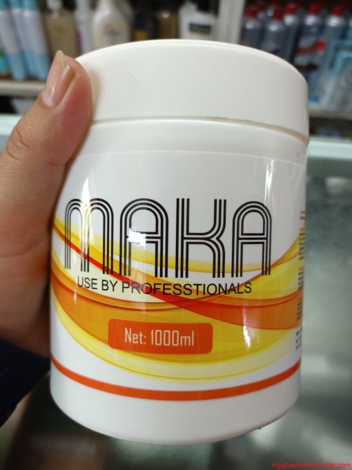 Kem hấp ủ phục hồi siêu mềm mượt MAKA 1000ml