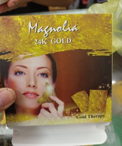 Hộp 100 Miếng Mặt Nạ Vàng Lá 24k Gold Therapy Nguyên Chất Magnolia
