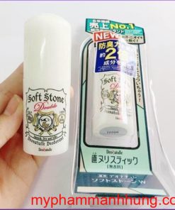 Lăn khử mùi đá khoáng Soft Stone Nhật Bản 20g