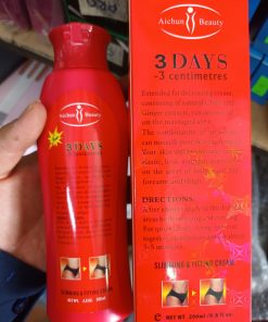 Kem tan mỡ ớt gừng 3 Days 3cm Aichun Beauty 200ml