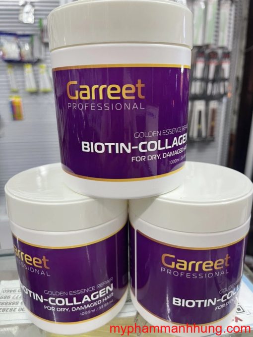 Kem Hấp Ủ Tóc Biotin Collagen Garreet 1000ml