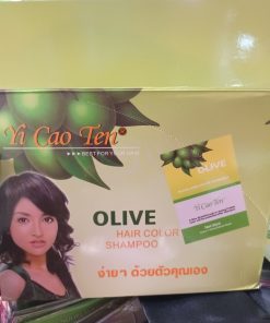Gói Dầu Gội Nhuộm Đen Tóc Yi Cao Ten Olive 20ml