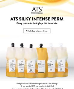 KEM UỐN ÉP PHỤC HỒI CAO CẤP ATS SILKY INTENSE PERM 500ML