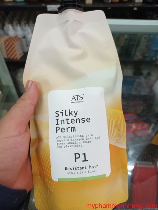 KEM UỐN ÉP PHỤC HỒI CAO CẤP ATS SILKY INTENSE PERM 500ML