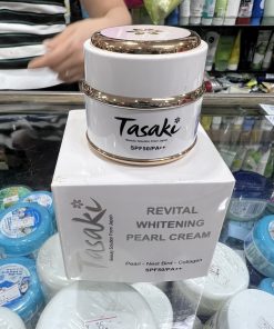 Kem Dưỡng Trắng Da Ngừa Mụn Ngọc Trai Tổ Yến Collagen TASAKI Revital Whitening Pearl Cream 20g