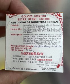 Kem dưỡng da ngọc trai sâm Golden Korean Extra Pearl Cream Thái Lan 5g