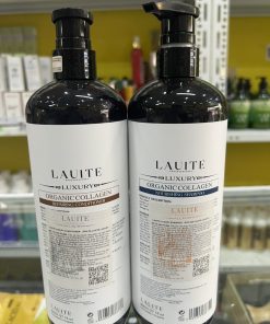 Cặp Dầu Gội Xả Thơm Mượt LAUITE LUXURY Organic Collagen 800ml x2
