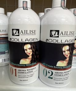 Cặp Thuốc Uốn Lạnh Collagen AILISE 800ml x2
