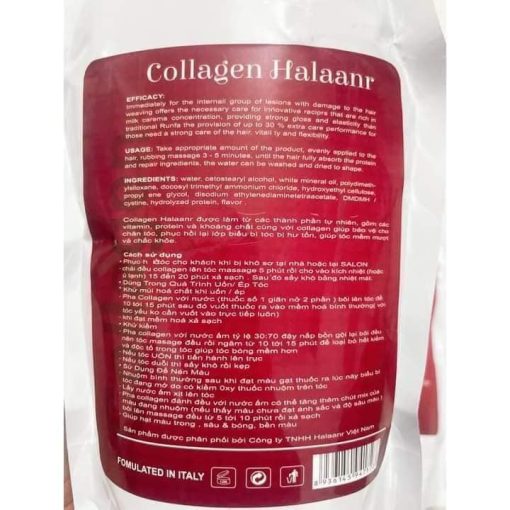 Kem hấp ủ tóc phục hồi siêu mượt Collagen HAALANR 500ml