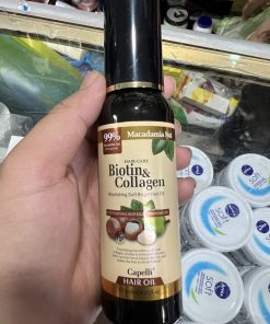 Tinh dầu dưỡng tóc Capelli Biotin Collagen Hair Oil 128ml