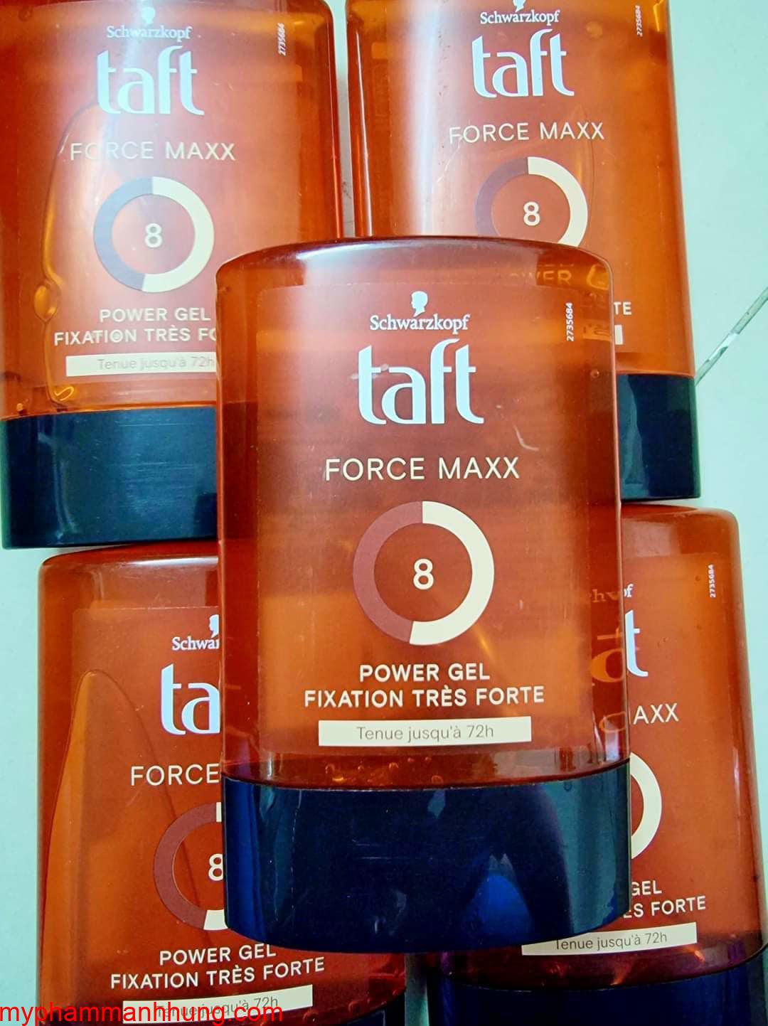 Gel Vuốt Tóc Schwarzkopf Taft Force Maxx Power Gel 72H 300Ml - Mỹ Phẩm Tóc  Hải Phòng - Mạnh Hùng