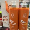 Cặp Dầu Gội Xả Keratin Biotin 10X Gelanic 800ml x2