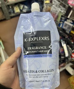 Kem Hấp Phục Hồi Tóc Khử Mùi Hóa Chất K-Explexrs 500ml