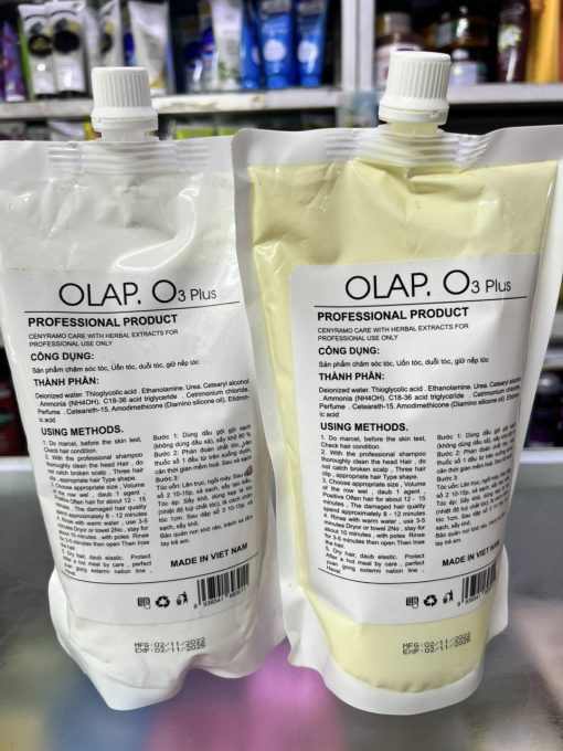 Cặp Kem Uốn Ép Olap.O3 Plus 1000ml x2