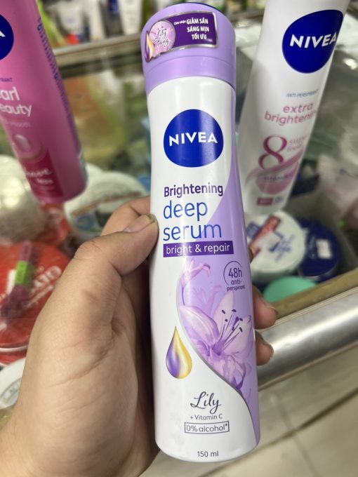 Xịt Ngăn Mùi Dưỡng Da Toàn Thân Nivea 150ml