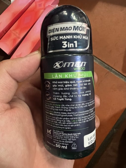 Lăn Khử Mùi Xmen Wood Sport Thơm Lâu 50ml