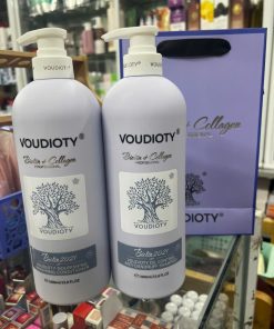 Cặp Dầu Gội Xả VOUDIOTY Biotin & Collagen Kiềm Dầu Chống Gàu 1000ml x2